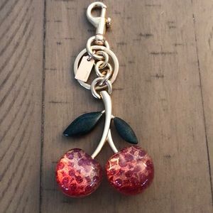 NWOT Authentic Coach Cherry Bag Charm or Keychain
